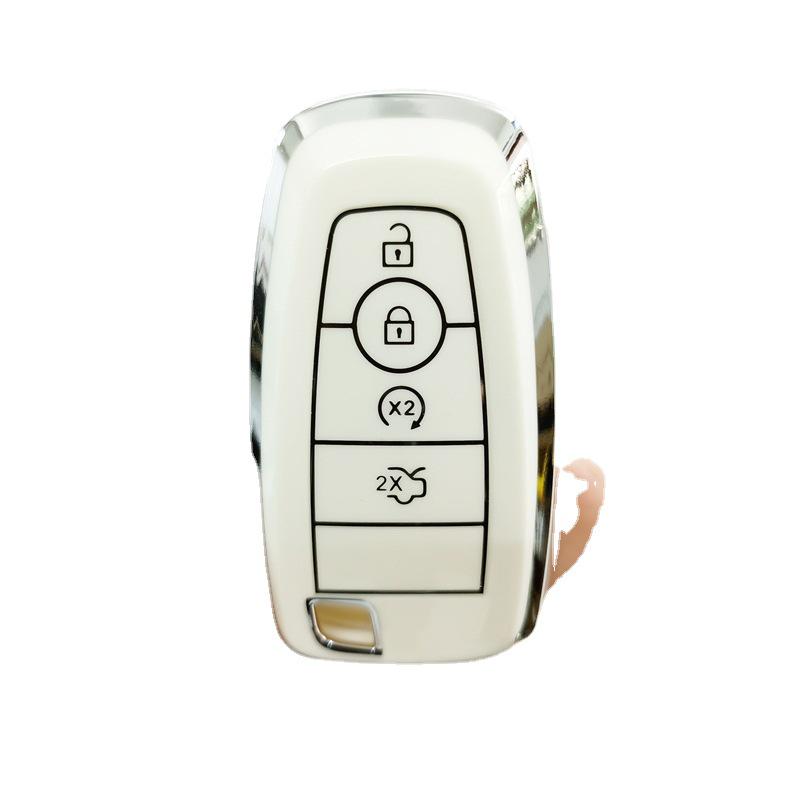 Чехол для ключей Lincoln Corsair & Navigator - Мультяшный дизайн для Aviator, MKZ, Continental, MKC, MKX