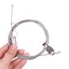 2M Length Thicken Wire Rail Ceiling Moveable Hook Hanger Clip For Art Work Show