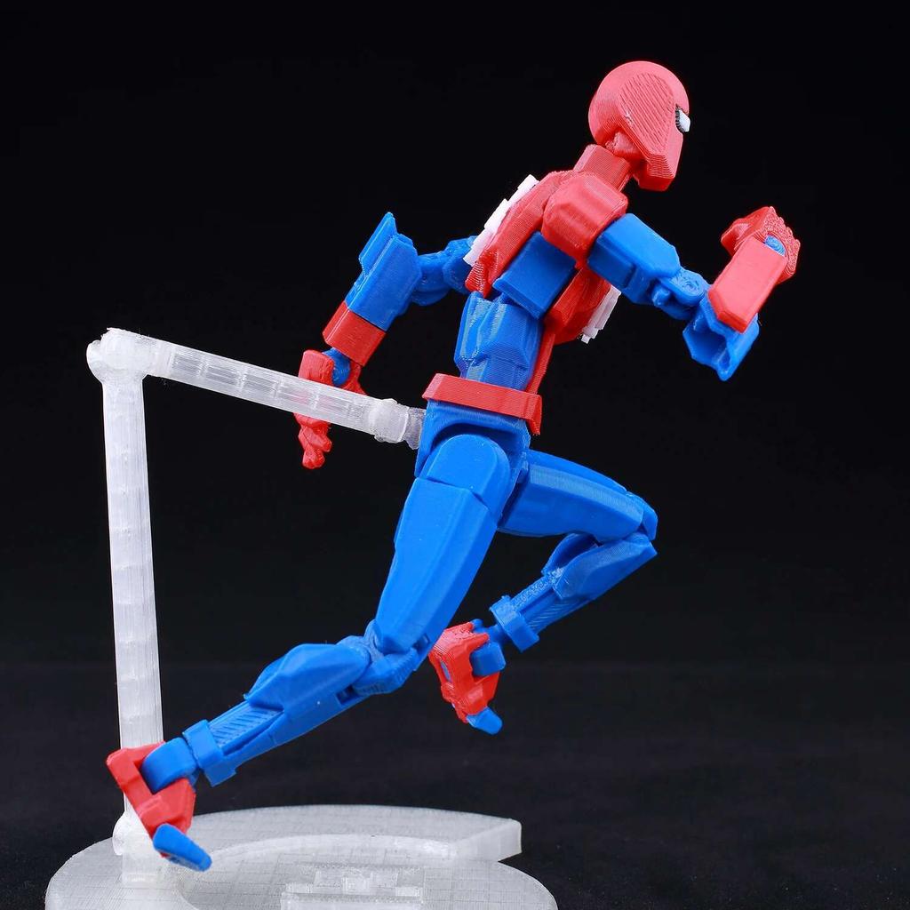 Счастливый манекен 13 с 3D-печатью, Фигурка Человека-паука с 3D-печатью, Многосуставная позируемая аниме-модель, Коллекционный подарок для фанатов