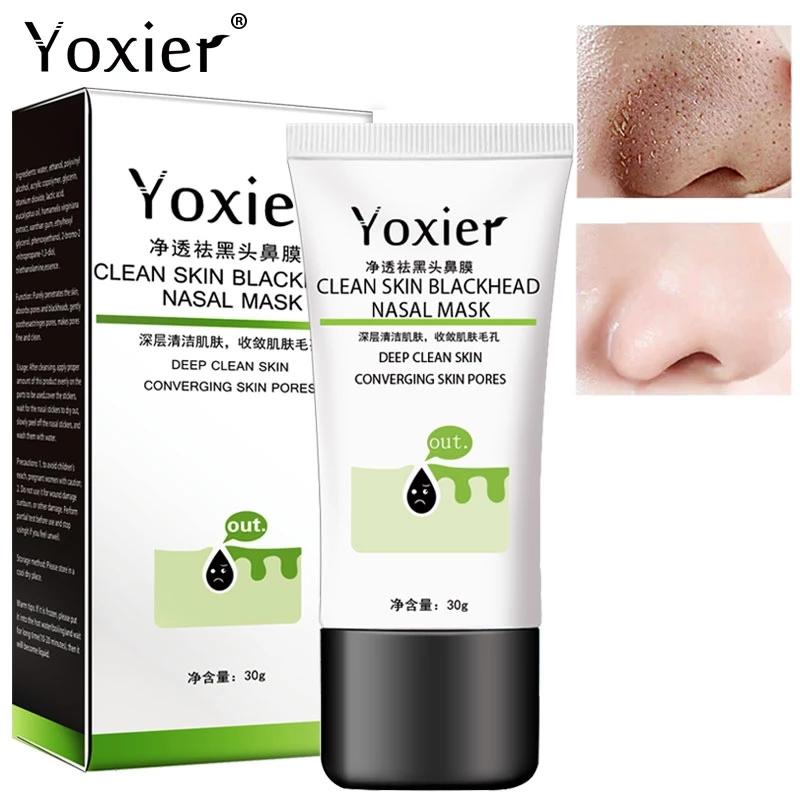 Yoxier Удалить угри, прыщи, пилинг для носа, тканевая маска для ухода за кожей, полоска для пор, черный шилл для лечения прыщей, глубокая очистка черной головы