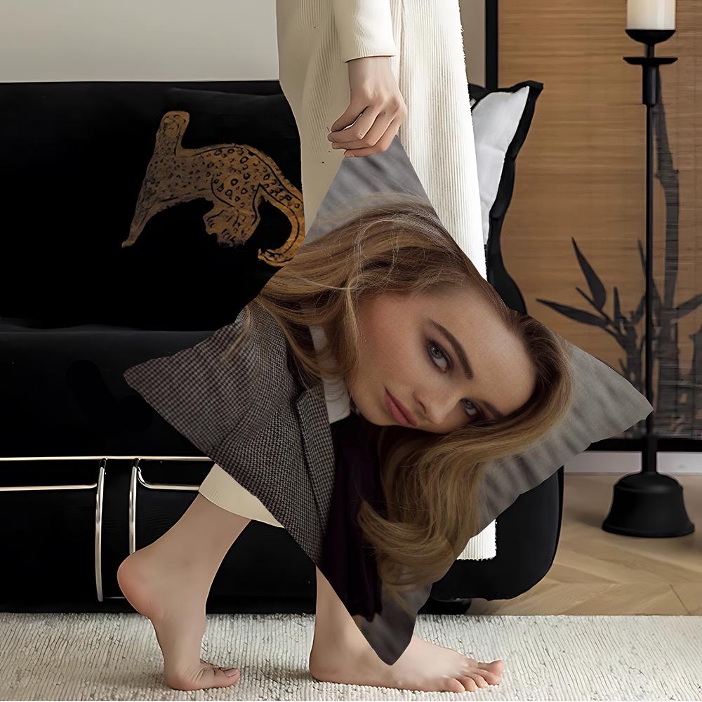 Наволочка с изображением певицы S-Sabrina C-Carpenter Мультяшный Подарок Наволочка для Подушки Спальня Дом Диван Стул Сиденье Декор Наволочка