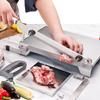 Moongiantgo Meat Замороженное мясо и кости из нержавеющей стали Регулируемая толщина ломтиков Мясо для домашнего и коммерческого использования Слайсер, резак, сталь, 0-60 мм, ребра/замороженные