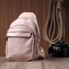Компактная женская сумка с одной лямкой через плечо из гладкой экокожи VINTAGE Bag 22766 Розовый