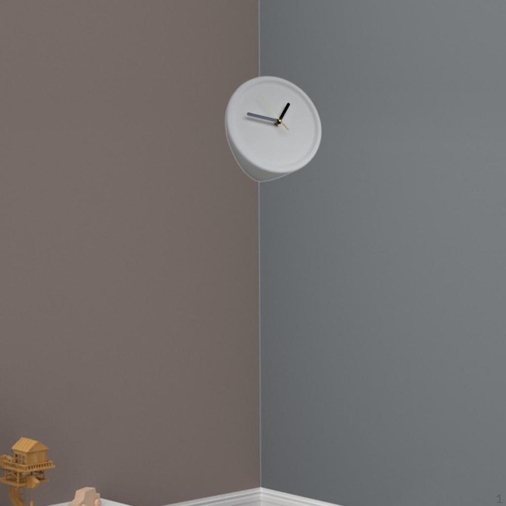 Внутренние угловые настенные часы, декоративное художественное украшение для столовой общежития