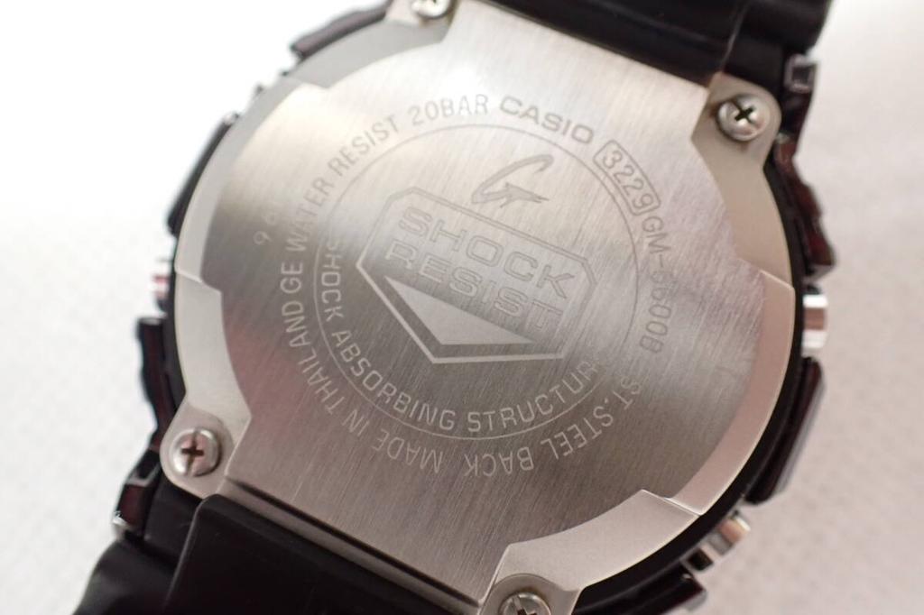 Casio Цифровые черные рабочие часы G-SHOCK GM-5600B, Металлические, D2-MA