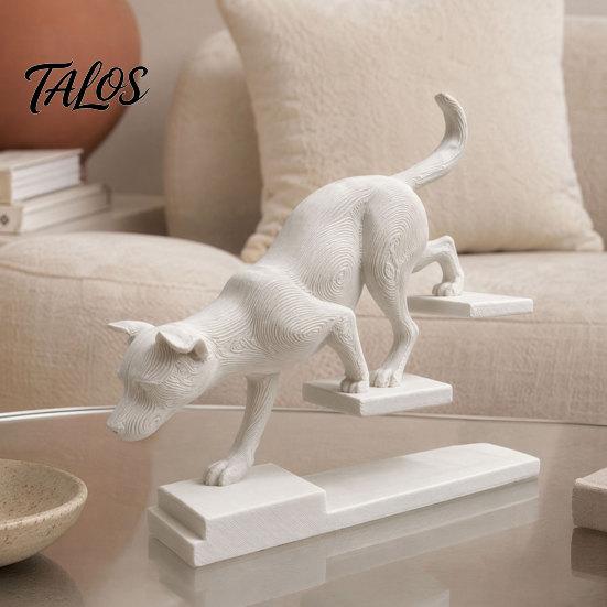 Talos 3D-печатная фигурка кошки и собаки, скульптура животного на ступеньках, форма кошки/собаки, шагающая, художественное настольное украшение, подарок