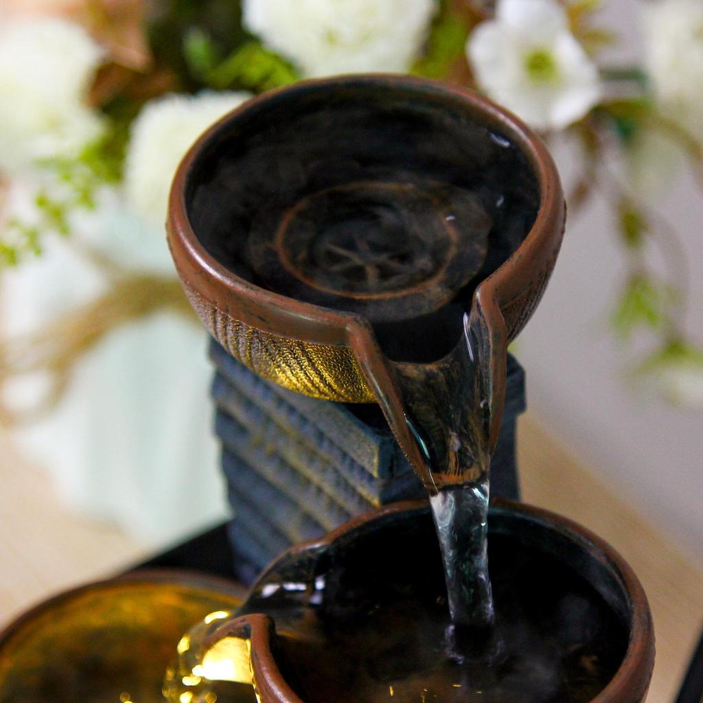 Настольный фонтан Фэн-шуй для декора домашнего офиса