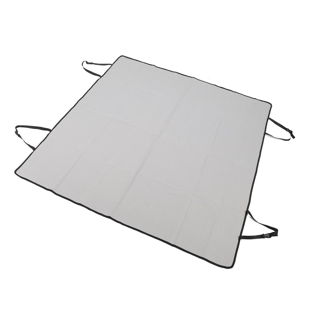 Dog Seat Cover for Back Seat with 4 Headrest Straps Scratch Resistant Water Proof Oxford Cloth Non Slip Dog Hammock