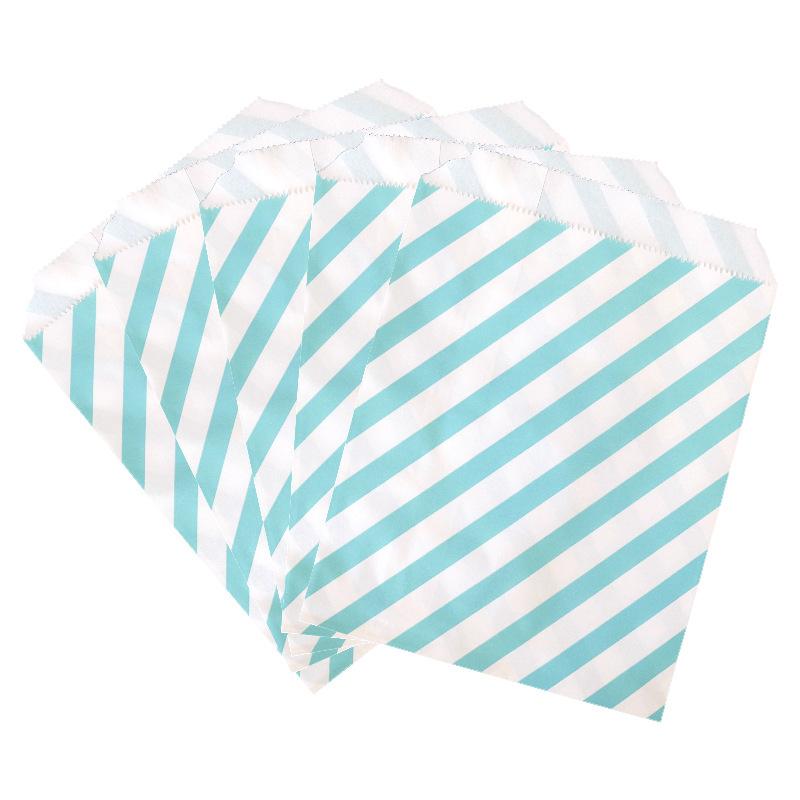 50/100 Pcs 46 patterns 13x18 CM degradable bronzing kraft paper bag envelope wedding Christmas gift baking sealed packaging