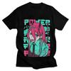 Футболка с графическим принтом Power Hot Anime Chainsaw Unisex Tee Unisex Unisex Four Seasons T Shirts Harajuku Classic Simple Oversize T Shirt