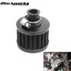Универсальный 12 мм маленький воздушный фильтр мотоцикл турбо с высоким расходом гоночный фильтр холодного воздуха с грибовидной головкой автомобильные аксессуары AF-1002