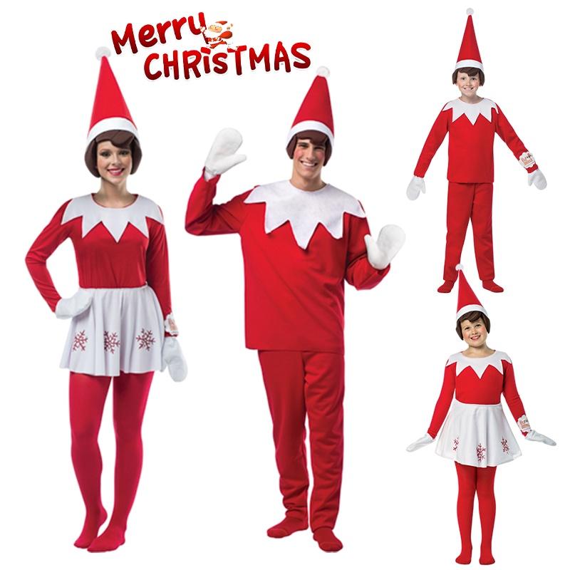 Soft And Breathable Cotton Elf On The Shelf Costume For Halloween