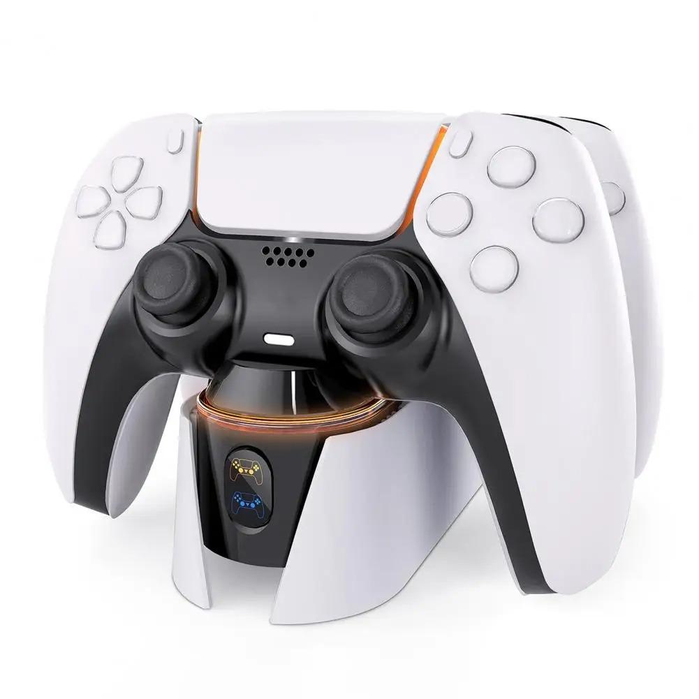Игровой аксессуар Зарядная станция для контроллера PS5, включая световые индикаторы, удобная зарядная станция, аксессуар для игр