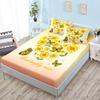 Three-Piece Bed Hat, Sunflower Bed Cover, Mattress Protective Cover, Non-Slip Bed Sheet All-Inclusive.
