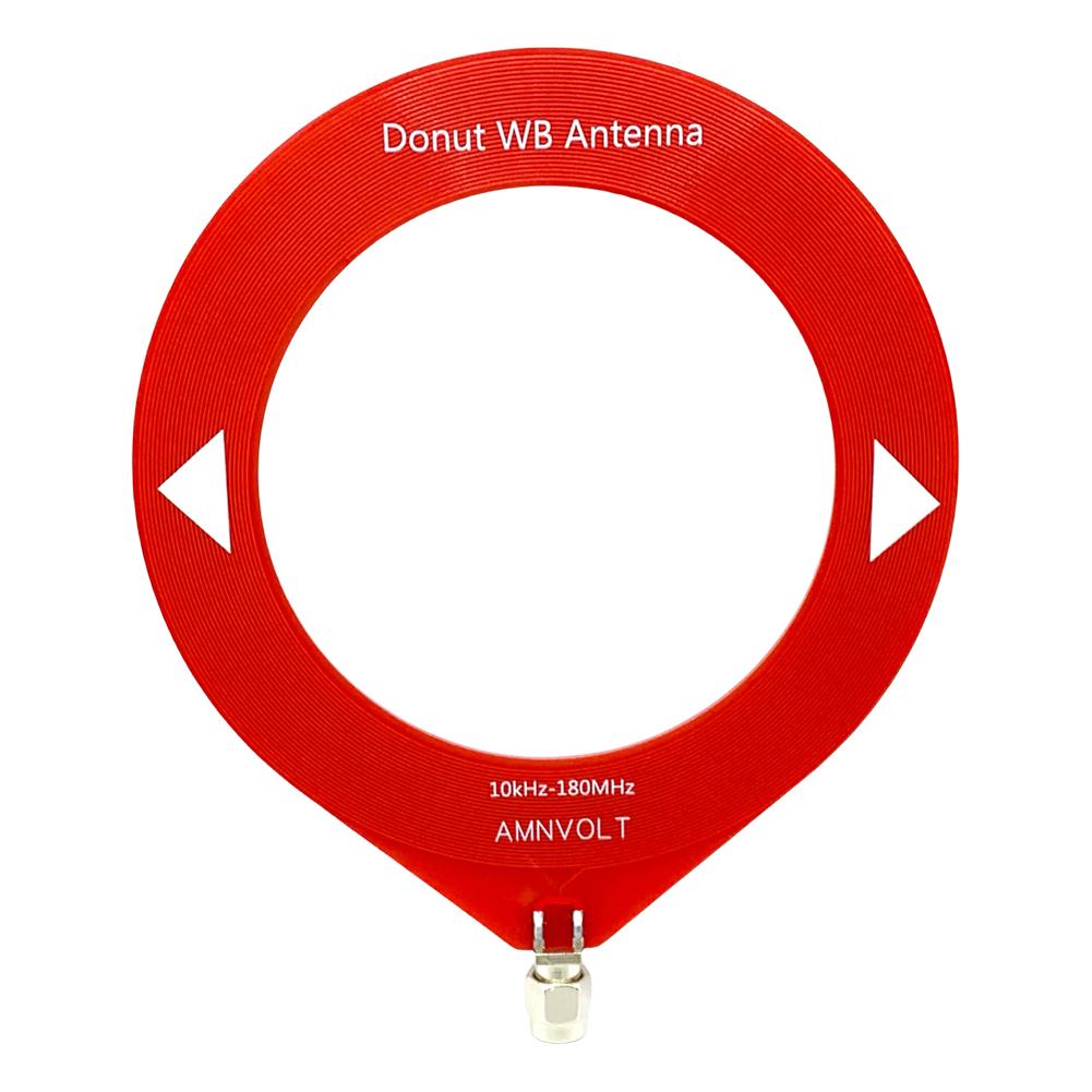 10 кГц - 180 МГц Кольцевая антенна СВ/КВ с преобразователем низкого импеданса Кольцевая КВ антенна Мини-кольцевой антенный модуль для радиолюбительской связи