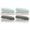 2pcs Desktop Stapler Multipurpose 20 Sheet Capacity Rotation Ergonomic Design Table Stapler for Offi