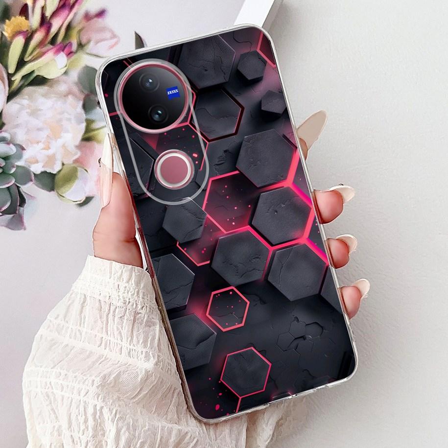 For Vivo V50 Case V2427 Phone Case 2025 New Fashion Butterfly Silicone Soft Cover For Vivo V50 Lite VivoV50 5G Shockproof Bumper
