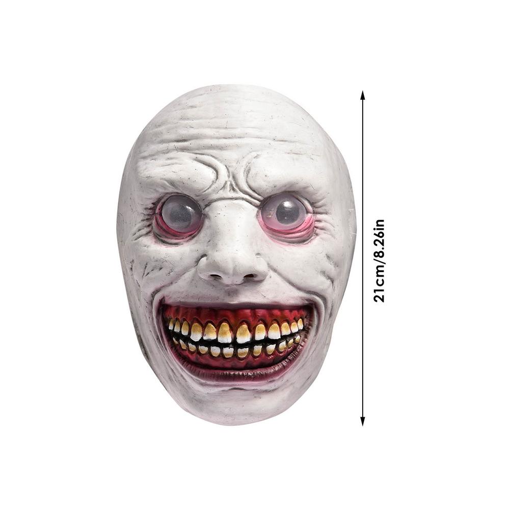 Creepy Halloween Mask Smiling Demons The Evil Cosplay Props Horror Holiday Party Decoration 2025 Festival Gift Glowing Masque