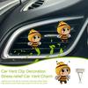 Little Bee Car Vent Clip Air Freshener Cute Auto Interior Perfume Holder