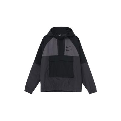 Swoosh Woven Jacket с длинными рукавами Мужская верхняя одежда Черный DJ0477-011
