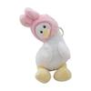 Adorable Cartoon Duck Plush Doll With Short Fur For Backpacks And Gifts