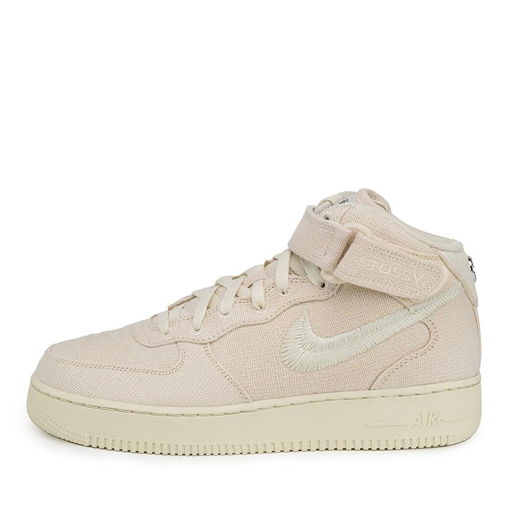 Nike X Stussy Air Force 1 '07 Mid SP Fossil DJ7841-200