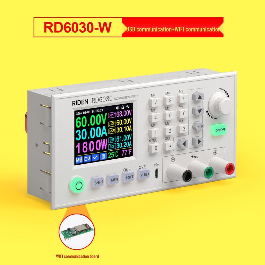 Регулируемый источник питания постоянного тока Ruiteng RD6030, цифровой дисплей 5 В/12 В/36 В/48 В/60 В, зарядное устройство для аккумулятора 30 А