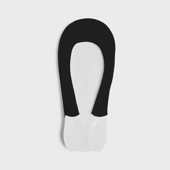 Seamless transparent strap fake socks