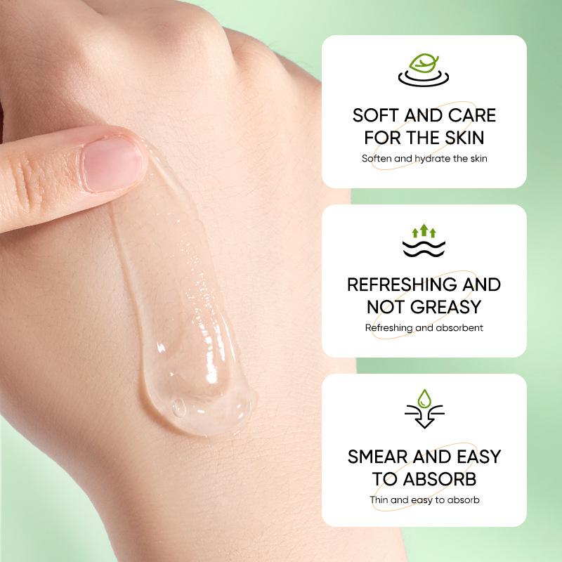 Гель-маска для лица с алоэ вера «Спокойной ночи» - Упаковка 20 шт., по 4 мл каждая, Не требует смывания, Глубокое увлажнение и контроль жирности