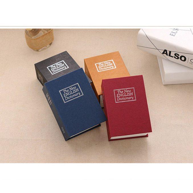 Портативная детская копилка с замком, многофункциональный мини-сейф в виде книги для хранения денег и секретных сокровищ