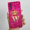 Мягкий квадратный чехол из жидкого силикона для Vivo V23 5G V2130, роскошная буква Короны, защита камеры, чехол для пары, ультратонкий чехол для телефона