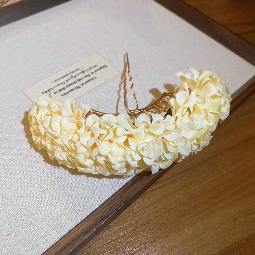 Vintage Sweet Flower Hair Stick Fairy Bohemian Thai Hair Fork Hairpin Simulation Flower Bride Hair Accessories Bridesmaid