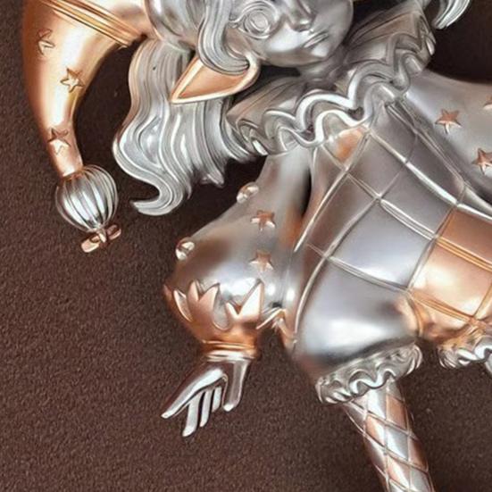 Ожерелье «Девочка-клоун» Милое ожерелье с подвеской в виде девочки Женское ожерелье-шарм в виде клоуна Ключичное ожерелье Ювелирный подарок для друзей и семьи