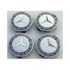 Новые колпачки ступицы из легкого сплава Mercedes Benz 75 мм, эмблемы, синий значок