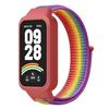 Нейлоновый ремешок со встроенной петлей и пластиковым покрытием для Xiaomi Smart Band 9 Active / Redmi Band 3, Запасной ремешок, Только ремешок