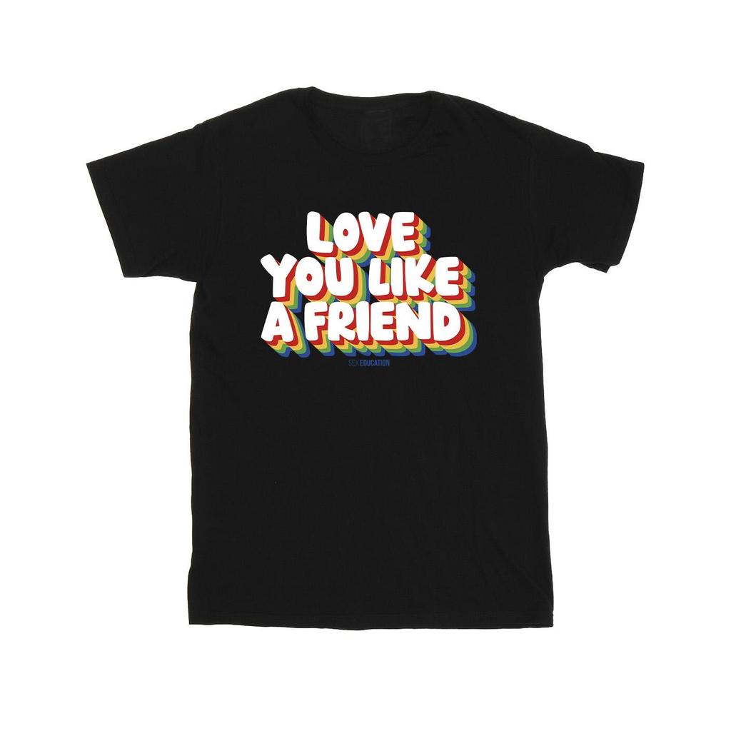 Netflix Mens Sex Education Love Like A Friend T-Shirt