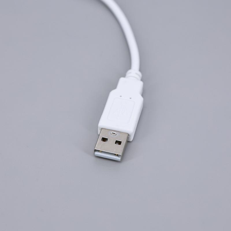 5V USB 2.0 Женский Мужской 4-контактный Проводной Кабель Питания Разъем Зарядки Удлинитель белый 0.3м 1м для компьютерных аксессуаров