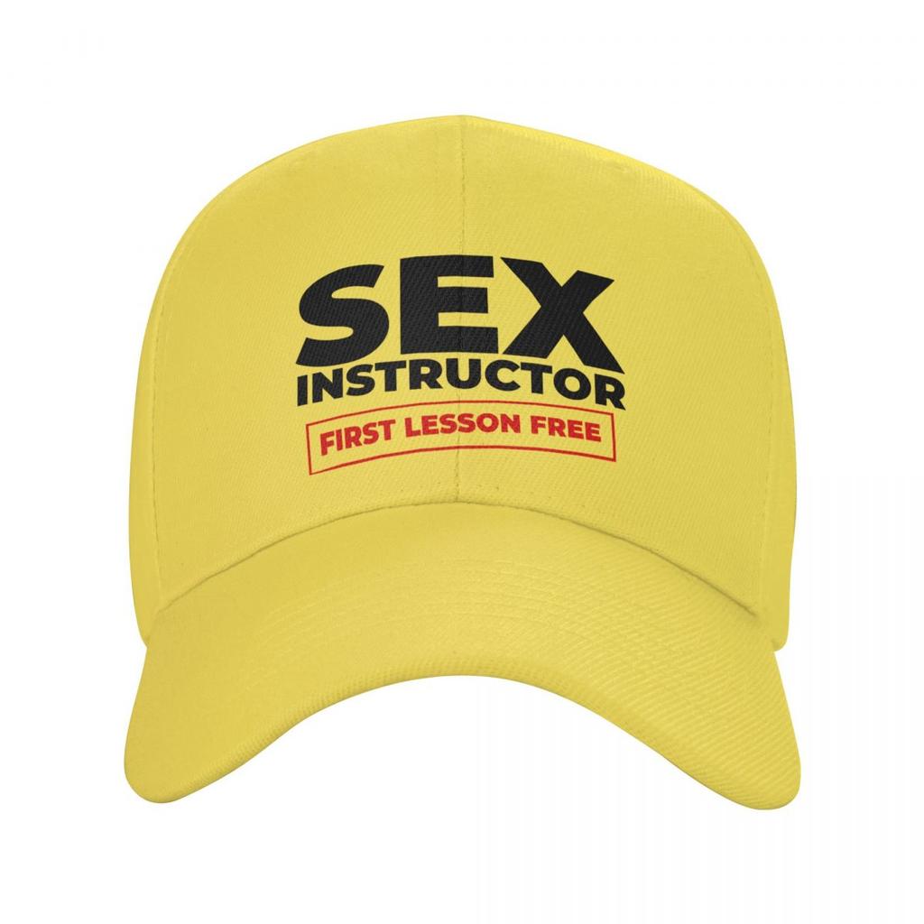 Sex Instructor Baseball Cap for Unisex Women Adjustable Dad Hat Summer Streetwear Snapback Hats