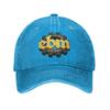 Electronic Body Music EBM Unisex Women Baseball Cap Gear Dark Wave Distressed Denim Caps Hat Outdoor Workouts Adjustable Sun C