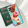 Macarons Cake Dessert Cute Case For Oppo A58 A78 A98 A15 A16 A17 A52 A72 A76 A96 A54 A74 A94 A57 A77 A54S A57S Cover