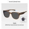 beneunder Складные солнцезащитные очки с диоптриями Boston Frame FD011