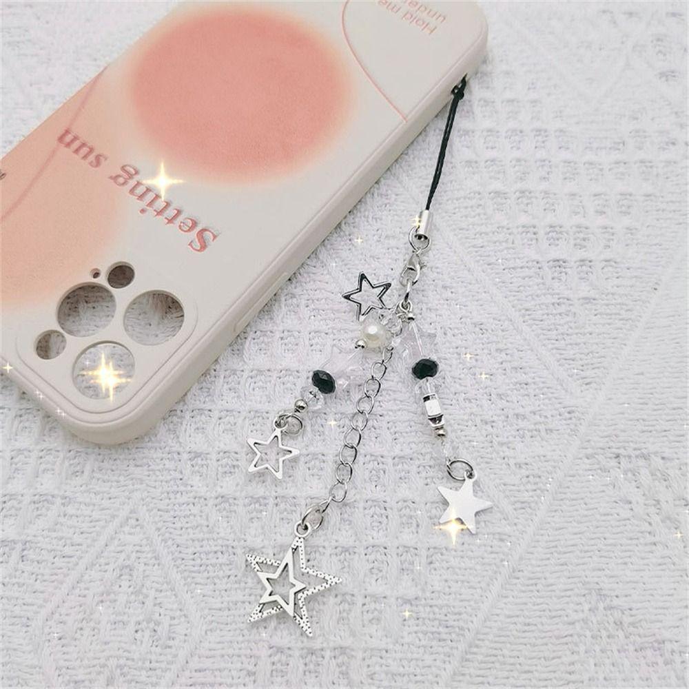 Bag Charms Beaded Chain Gool Girl Mobile Lanyard Phone Pendant Mobile Phone Strap Cellphone Strap