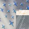 Шикарные Серебристые Звезда Лавы Любовь Бантик Облака Цветок Яблоко Панк Крутые Девушки Линия Наклейки для Маникюра Декорации
