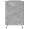 Desk Concrete Grey 140x50x75 cm Wood Based Panel