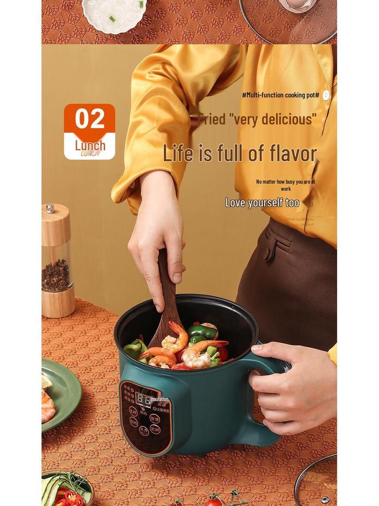 Многофункциональная мини-электроплита с антипригарным покрытием для общежитий и домов