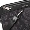 Versace Barocco Pattern Printed Zipper Clutch Men Clutch Black 1012855-1A09321-2BM0E