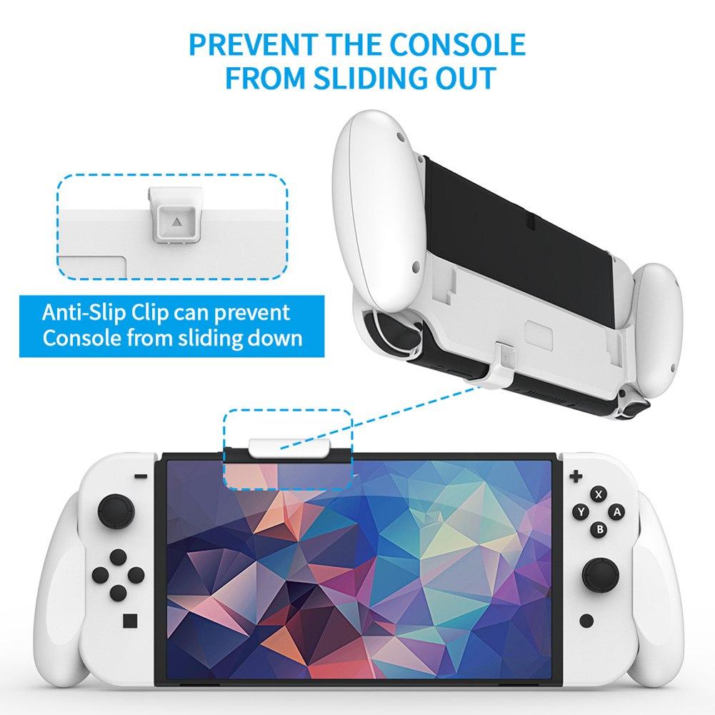 Ручка для геймпада Switch OLED Host, задняя рукоятка, нескользящий защитный чехол для игровых аксессуаров Nintendo Switch OLED