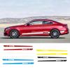 1 Pair Strip Pattern Car Side Stickers Waterproof Self-adhesive Anti-scratch Vehicle Decal Cool