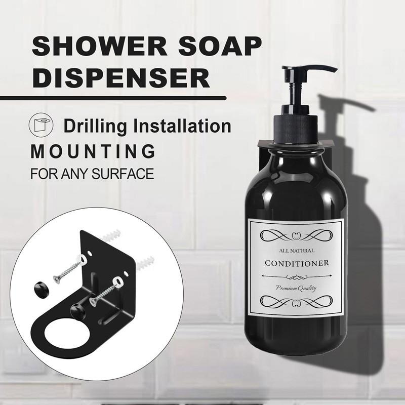 Бутылка для мыла HOT, дозатор для жидкого мыла, многоразовый шампунь, кондиционер, гель для душа, контейнер с этикеткой/стойкой