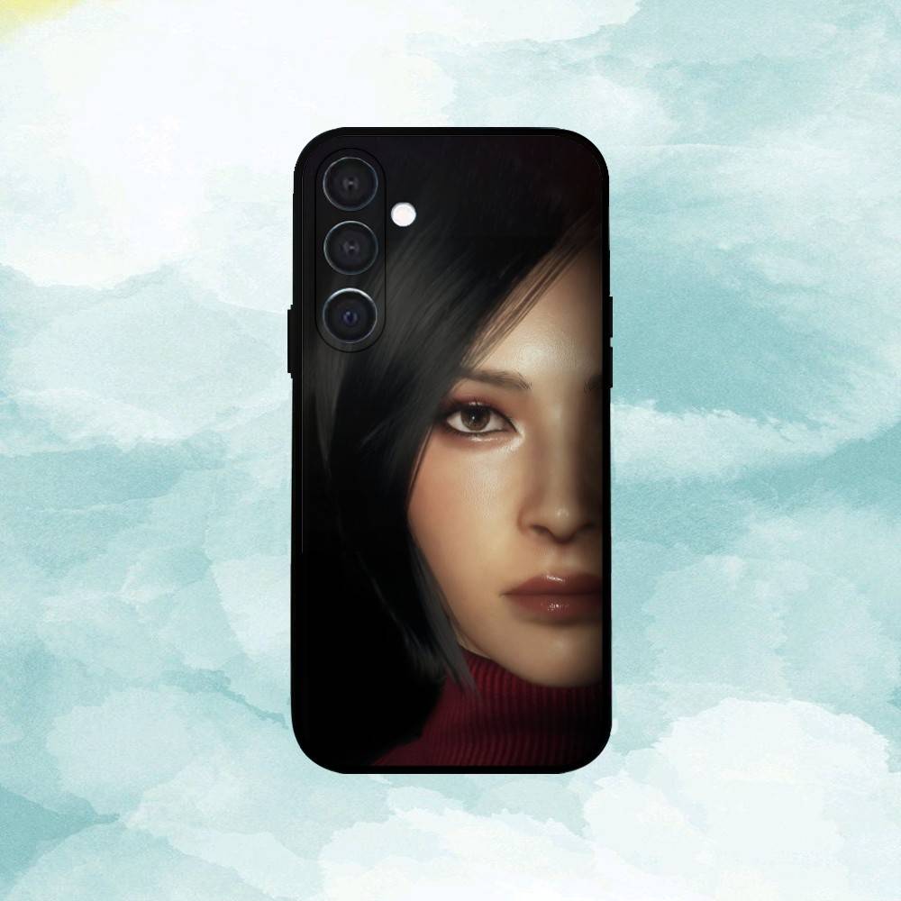 Чехол для телефона R-Resident Ada Wong и leon E-Evils для Samsung A73,72,71,A52,51,40,41,A22,A32,31,A13, Мягкий черный корпус